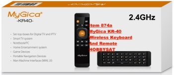 Box - MyGica KR-40 Wireless Remote and Keyboard